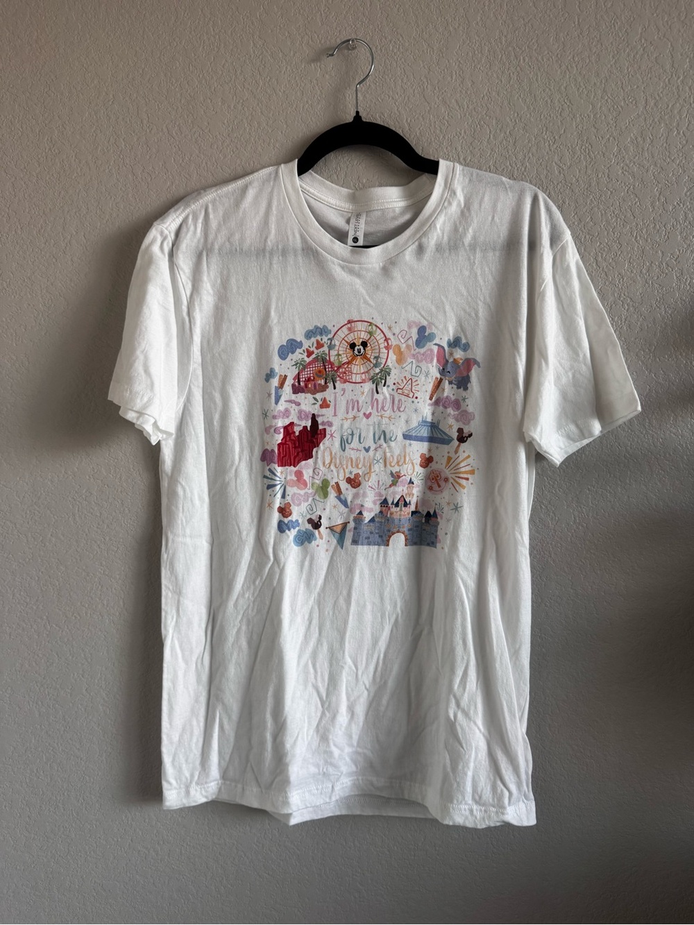 Disney Short Sleeve Tee M White